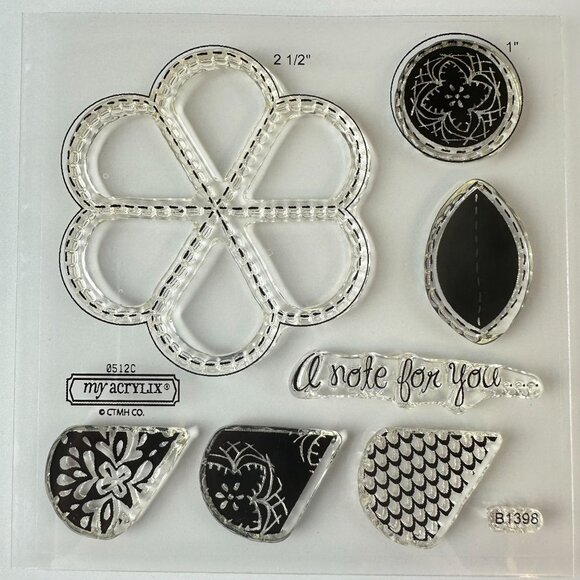 My Acrylix Just For You Stamps - Close To My Heart b1398 - Picture 1 of 2